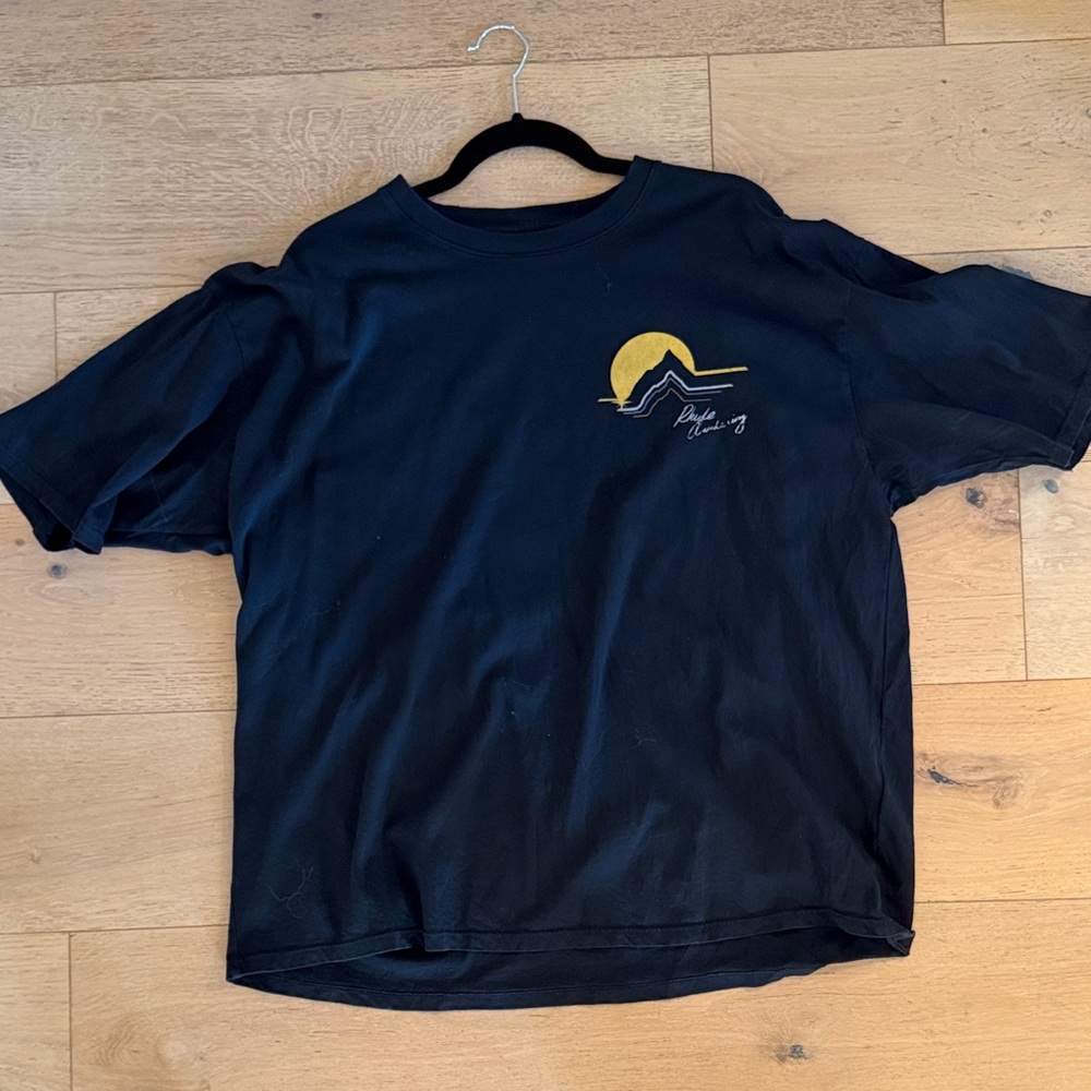 Rhude Black Tee- Rhude awakening